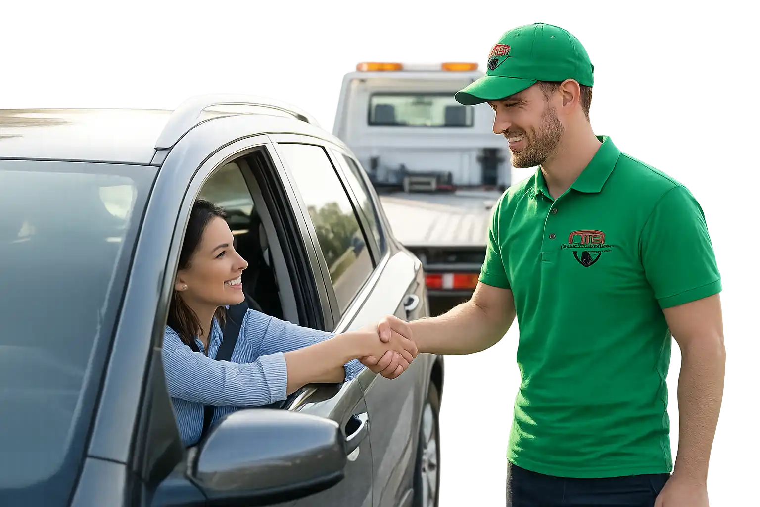 JIB roadside service provider assisting a driver